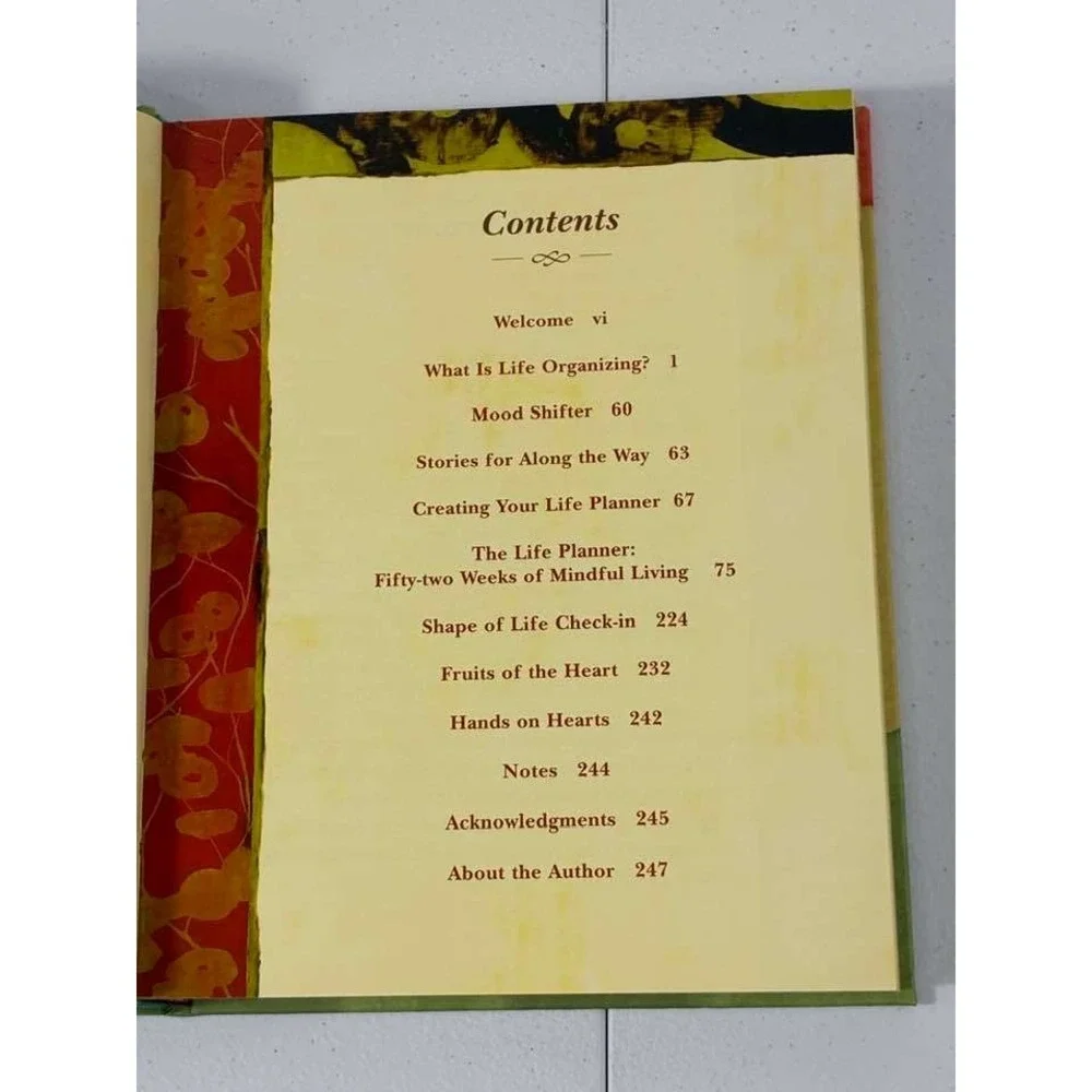The Life Organizer Jennifer Louden Hardcover Mindful Year Journal Self Help Book